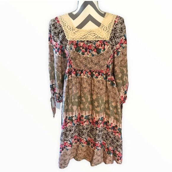 entro Dresses & Skirts - Entro SMALL Multicolored Boho Style Dress